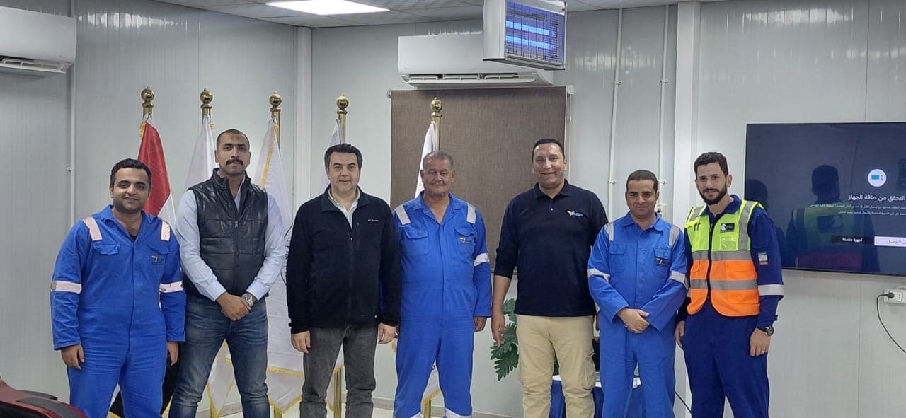 ADVICE and WADICO personnel at the mining operation